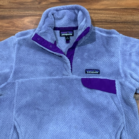 Patagonia Womens Purple Re-Tool Snap-T Pullover Sweater - WOMENS SIZE SMALL - Picture 2 of 14